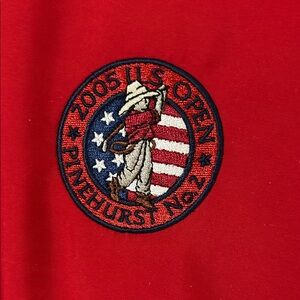 Vintage 2005 Pinehurst Cutter & Buck Red Windbreaker